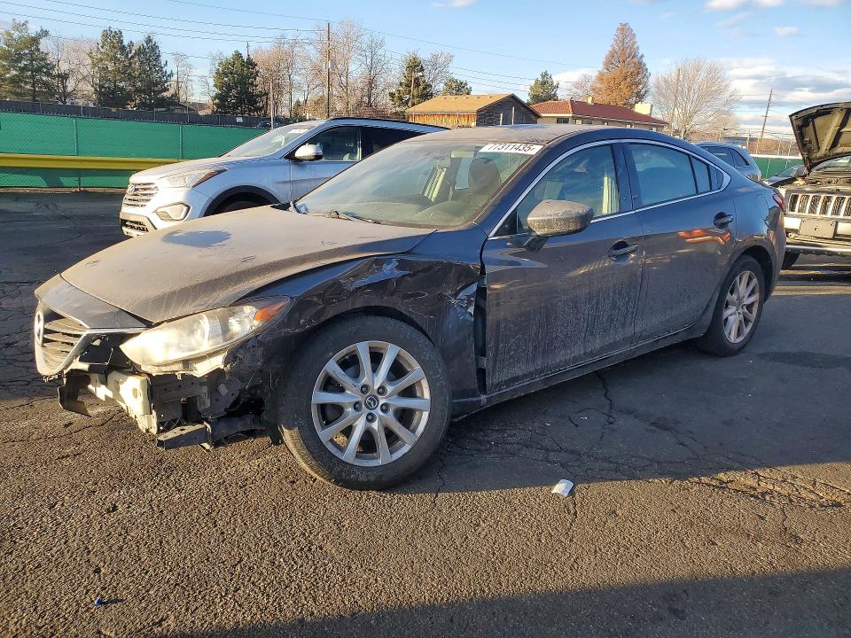 2015 Mazda 6 VIN JM1GJ1U56F1179848 COPART salvage auction — FRONT END, Co - Public - Salvage Title, sold $525 on 2026-07-30 (photo 1)