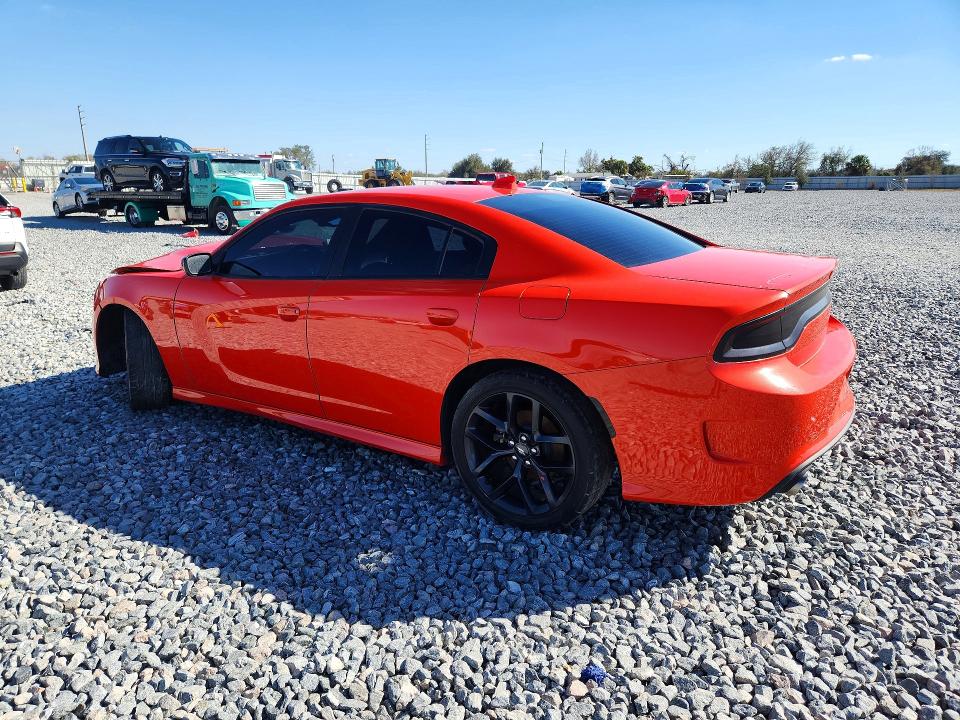 2021 Dodge Charger VIN 2C3CDXCT2MH588599 COPART salvage auction — FRONT END, Fl - Certificate Of Destruction, sold $6,400 on 2026-07-09 (photo 2)