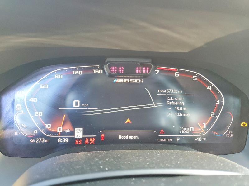 2019 BMW 8er VIN WBABC4C58KBU95843 COPART salvage auction — FRONT END, Va - Cert Of Title - Salvage, sold $20,300 on 2026-07-08 (photo 9)