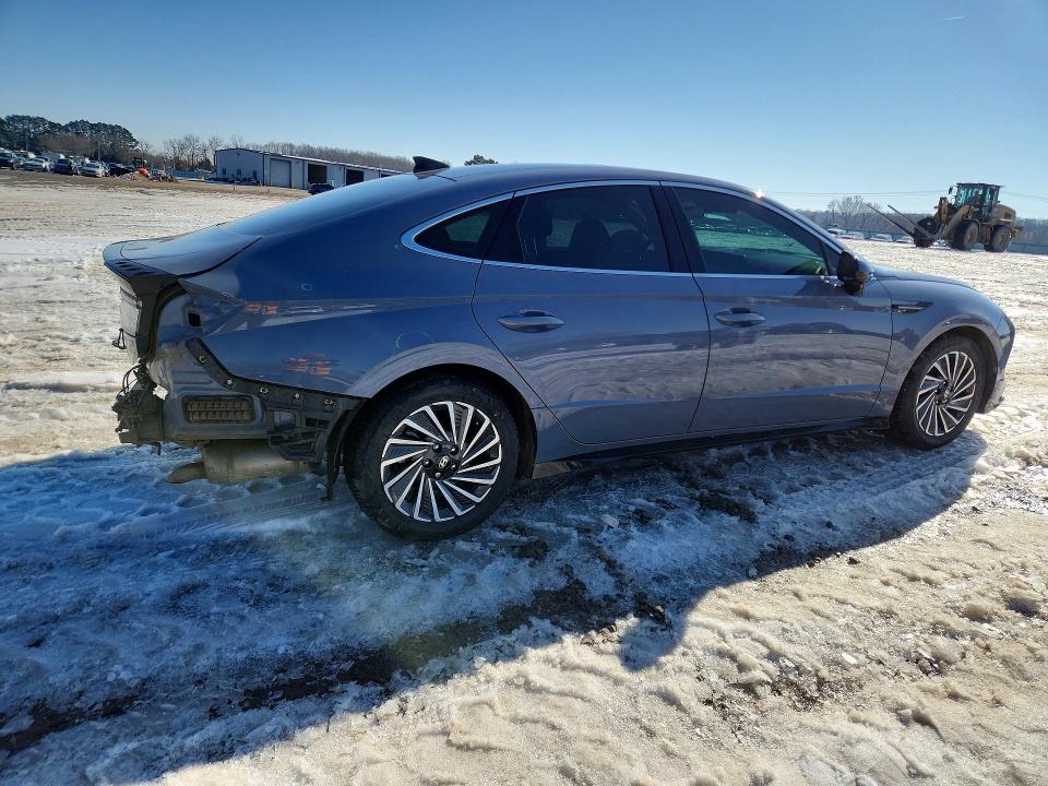 2024 Hyundai Sonata VIN KMHL54JJ1RA087021 COPART salvage auction — REAR END, Ar - Cert Of Title-Salvage, sold $13,600 on 2026-07-13 (photo 3)