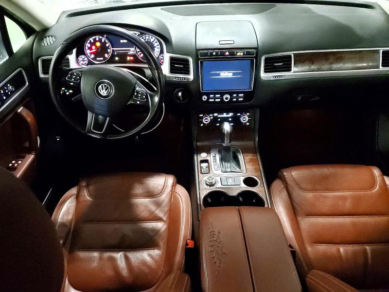 2015 Volkswagen Touareg VIN WVGEF9BP8FD006824 COPART salvage auction — FRONT END, Mn - Certificate Of Title (P), sold $3,900 on 2026-07-06 (photo 8)