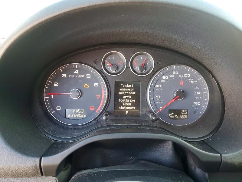 2013 Audi A3 VIN WAUMFAFM9DA033835 COPART salvage auction — MINOR DENT/SCRATCHES, Ca - Dis/Dlr/Exp Only Clean Title, sold $700 on 2026-07-29 (photo 9)