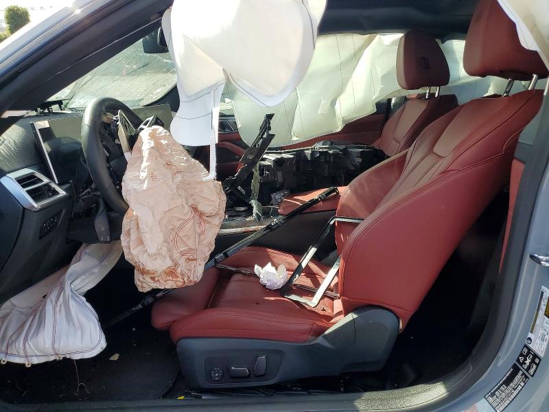 2025 BMW M4 VIN WBA83DA03SCT47742 COPART salvage auction — FRONT END, Ca - Salvage Certificate, sold $10,100 on 2026-07-24 (photo 7)