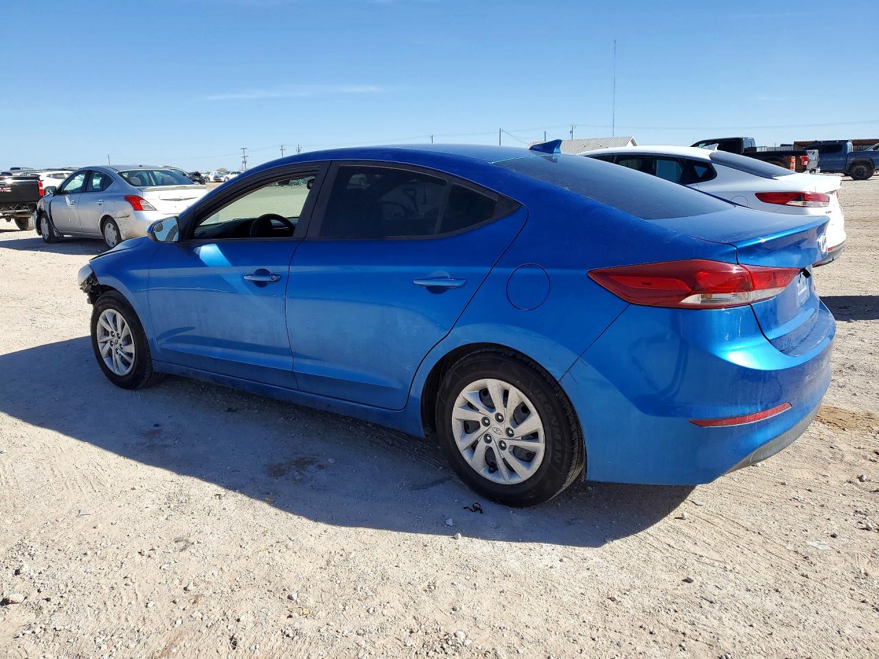 2017 Hyundai Elantra VIN 5NPD74LF2HH164854 COPART salvage auction — Front End, TX - CERTIFICATE OF TITLE (P), sold $1,050 on 2026-07-01 (photo 2)