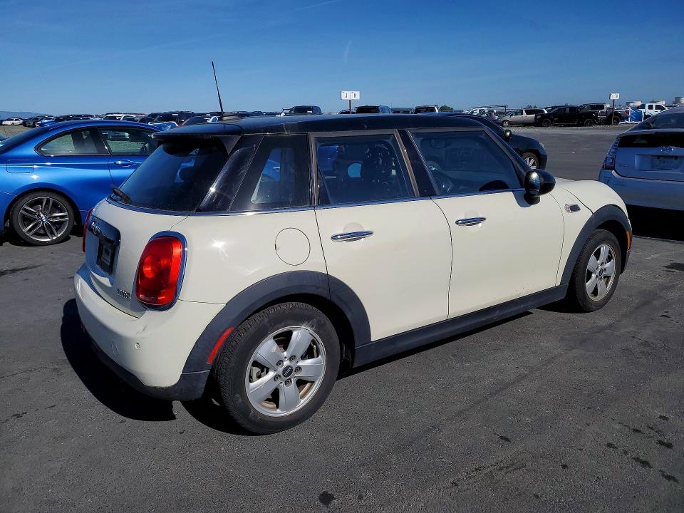 2017 Mini Cooper VIN WMWXU1C38H2F77082 COPART salvage auction — REAR END, Ca - Salvage Certificate, sold $2,850 on 2026-07-08 (photo 3)