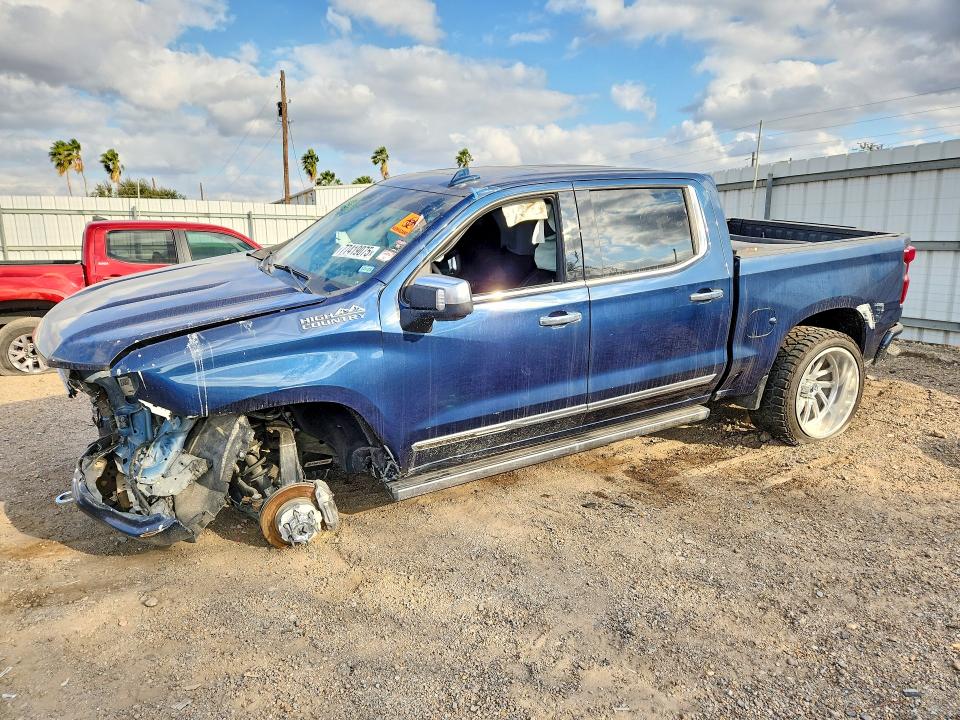 2022 Chevrolet Silverado VIN 2GCUDJED8N1514455 COPART salvage auction — Front End, TX - SALVAGE VEHICLE TITLE (P), sold $12,300 on 2026-06-24 (photo 1)