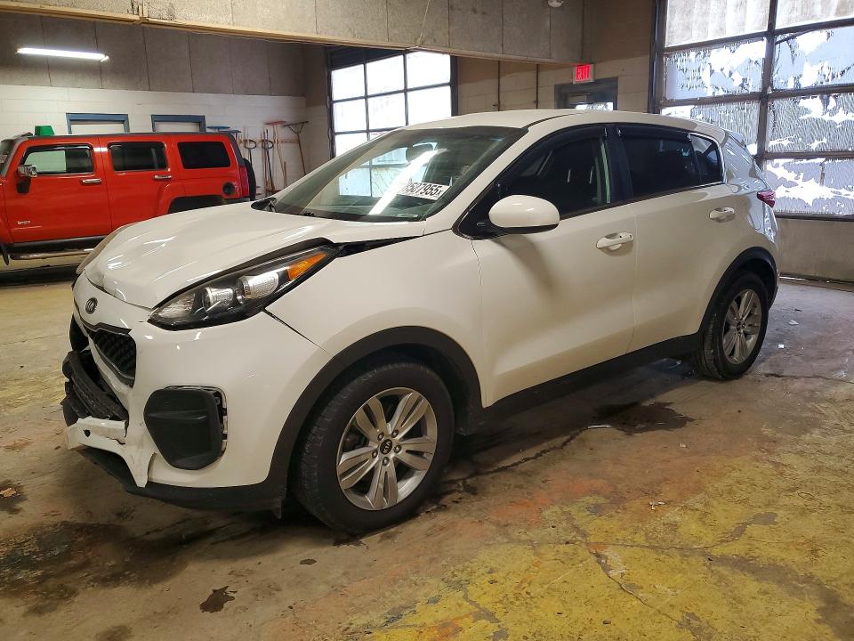 2019 Kia Sportage VIN KNDPM3AC5K7548194 COPART salvage auction — FRONT END, IN - BILL OF SALE - PARTS ONLY, sold $2,600 on 2026-07-24 (photo 1)