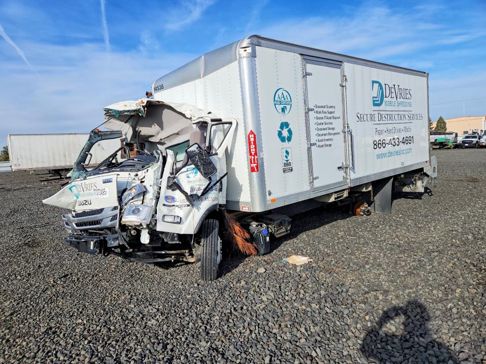 2024 Isuzu Nrr VIN JALE5W168R7305763 COPART salvage auction — FRONT END, TX - SALVAGE VEHICLE TITLE, sold $925 on 2026-07-29 (photo 1)