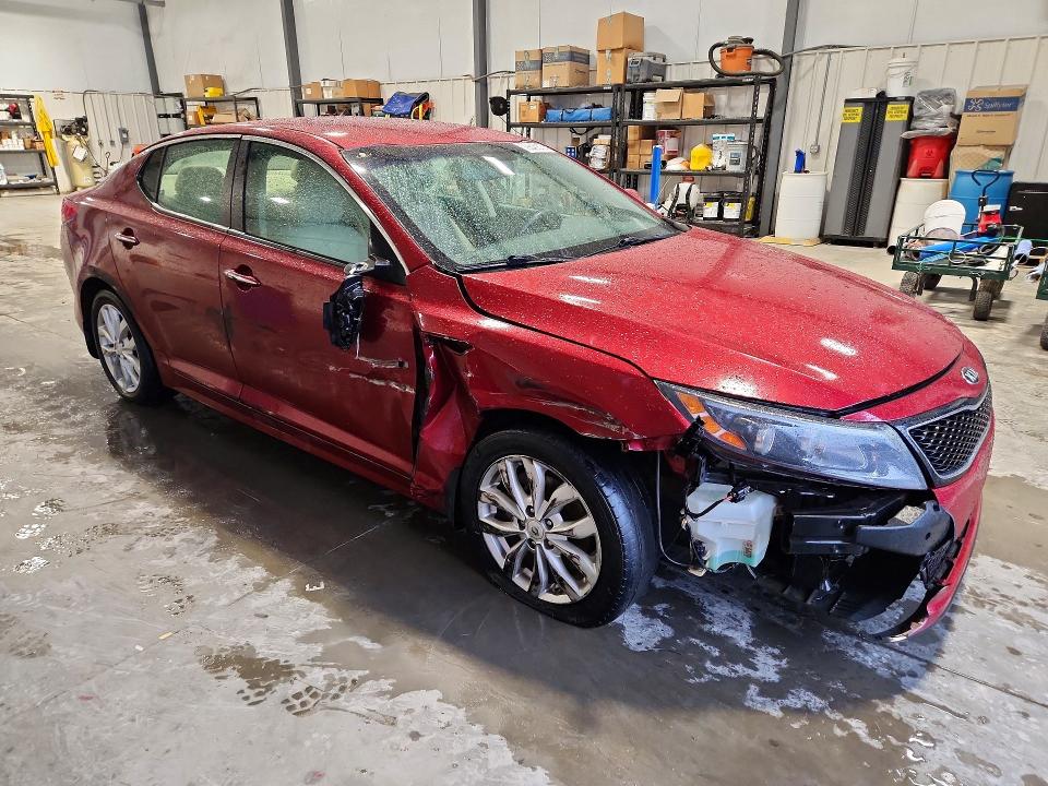 2015 Kia Optima VIN 5XXGM4A72FG505941 COPART salvage auction — FRONT END, Nc - Salvage Certificate Of Title, sold $1,300 on 2026-07-20 (photo 4)
