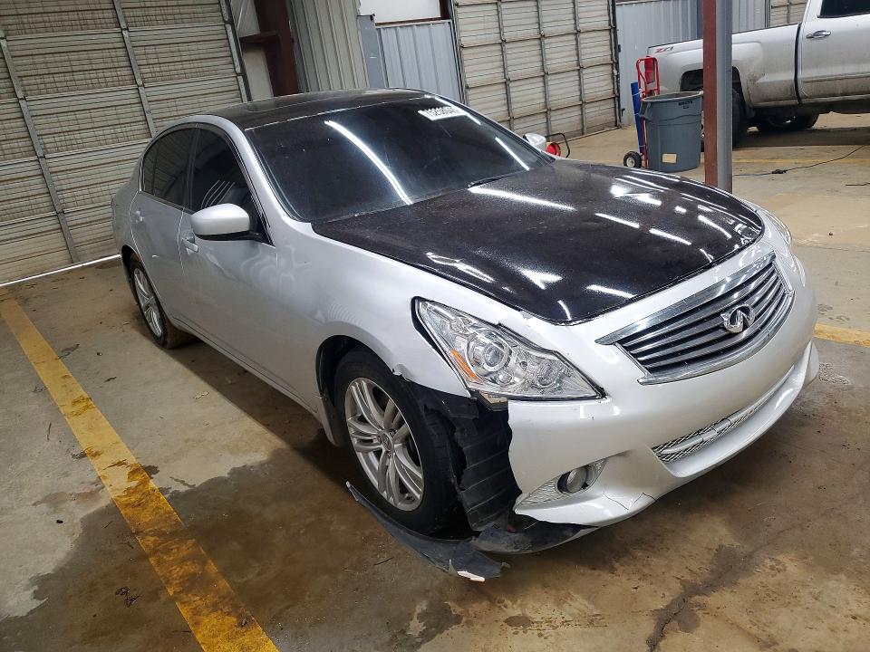 2013 Infiniti G VIN JN1CV6AR9DM754207 COPART salvage auction — FRONT END, Nc - Salvage Certificate Of Title, sold $2,300 on 2026-07-08 (photo 4)