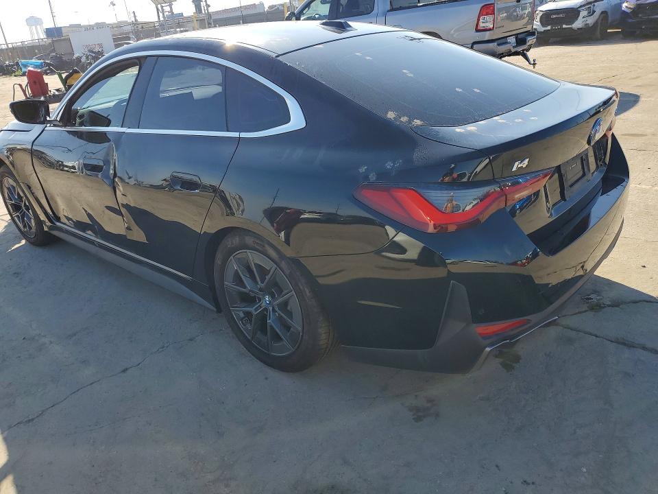 2023 BMW I4 VIN WBY43AW05PFR31699 COPART salvage auction — FRONT END, Ca - Salvage Certificate (P), sold $10,500 on 2026-07-29 (photo 2)