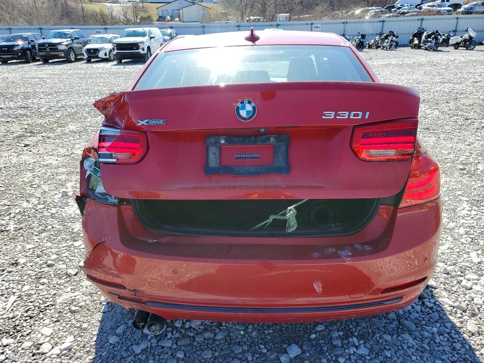2017 BMW 3er VIN WBA8D9G30HNU66454 COPART salvage auction — REAR END, Oh - Cert Of Title-Salvage, sold $4,000 on 2026-07-31 (photo 6)