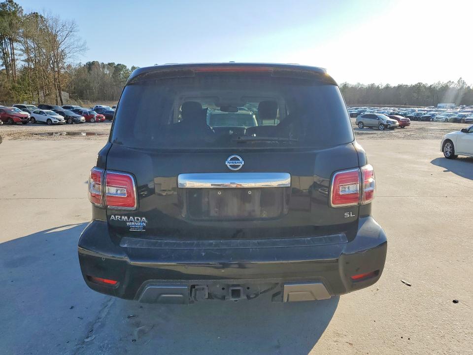 2019 Nissan Armada VIN JN8AY2ND9K9092748 COPART salvage auction — FRONT END, Sc - Cert Of Title-Salvage, sold $5,100 on 2026-07-31 (photo 6)