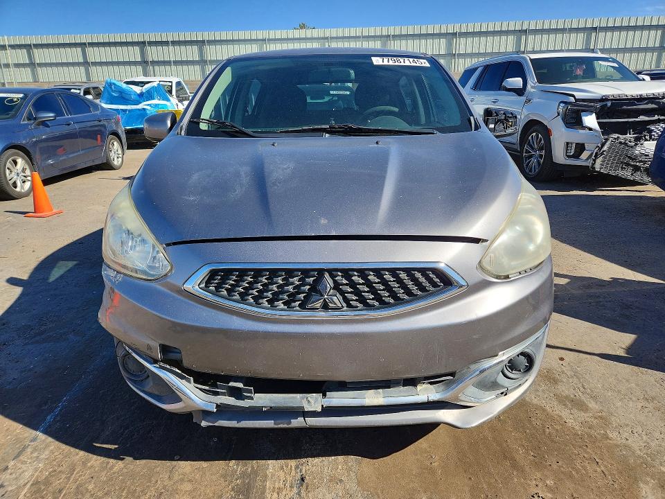 2017 Mitsubishi Mirage VIN ML32A3HJ6HH016840 COPART salvage auction — FRONT END, Nm - Certificate Of Title, sold $1,900 on 2026-07-18 (photo 5)