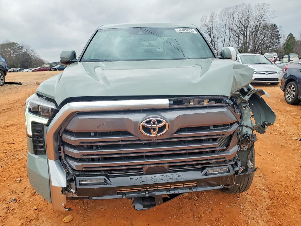 2025 Toyota Tundra VIN 5TFJA5DB7SX252591 COPART salvage auction — FRONT END, Nc - Salvage Certificate Of Title, sold $29,000 on 2026-07-06 (photo 5)