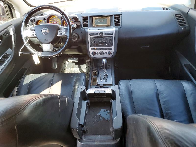 2007 Nissan Murano VIN JN8AZ08W97W644417 COPART salvage auction — FRONT END, Az - Certificate Of Title, sold $925 on 2026-07-31 (photo 8)