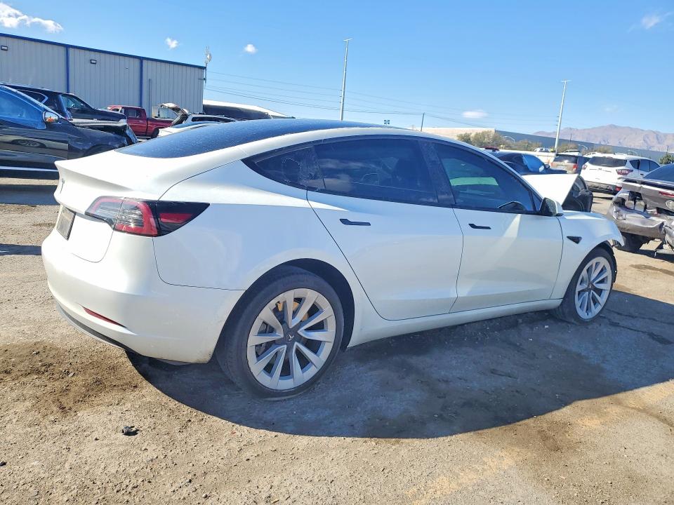 2023 Tesla Model 3 VIN 5YJ3E1EA3PF450338 COPART salvage auction — FRONT END, Nv - Salvage Title, sold $4,000 on 2026-07-14 (photo 3)