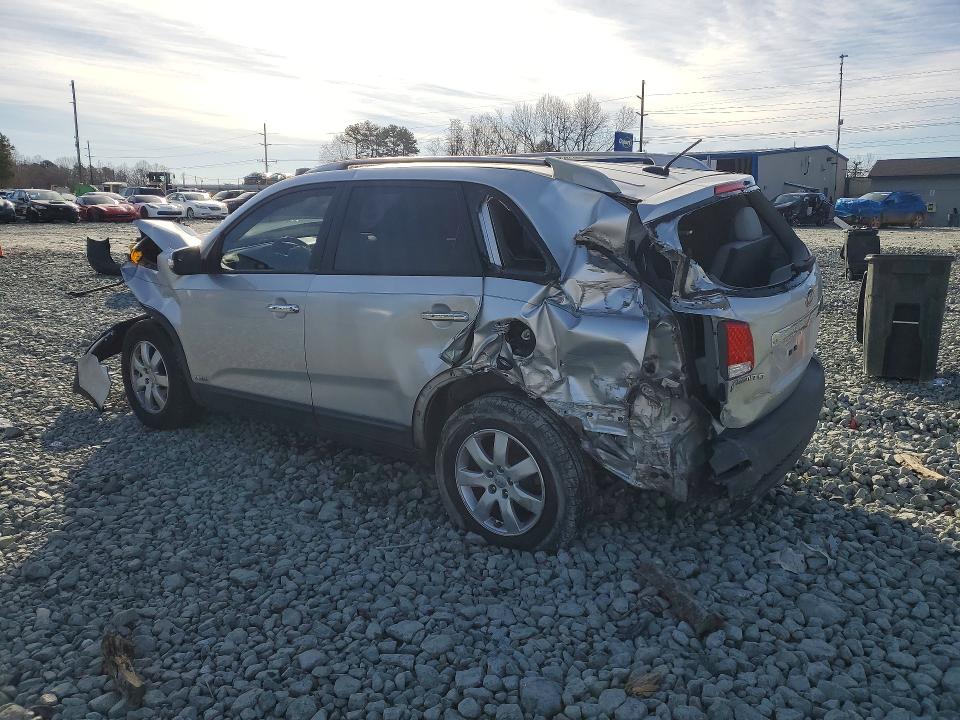 2012 Kia Sorento VIN 5XYKTDA2XCG287613 COPART salvage auction — FRONT END, Nc - Bill Of Sale, sold $150 on 2026-07-08 (photo 2)