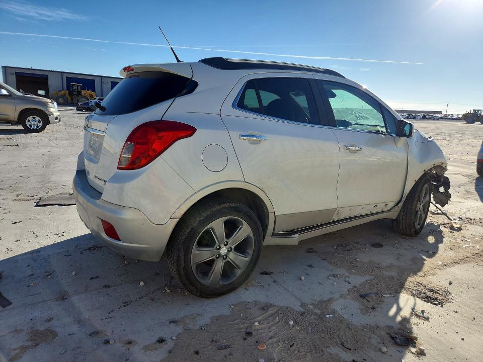 2014 Buick Encore VIN KL4CJGSB9EB557187 COPART salvage auction — FRONT END, Tx - Salvage Vehicle Title, sold $950 on 2026-07-10 (photo 3)