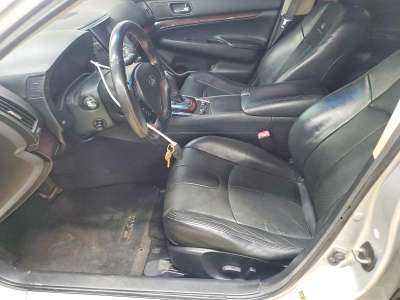 2013 Infiniti G VIN JN1CV6AR9DM754207 COPART salvage auction — FRONT END, Nc - Salvage Certificate Of Title, sold $2,300 on 2026-07-08 (photo 7)