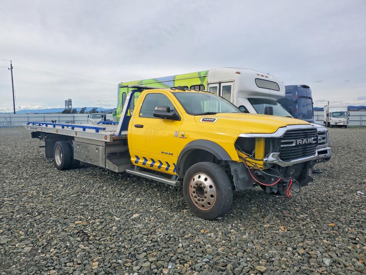 2019 Ram 5500 VIN 3C7WRMDL7KG645726 COPART salvage auction — Front End, CA - DIS/DLR/EXP ONLY CLEAN TITLE (P), sold $27,250 on 2026-03-02 (photo 1)