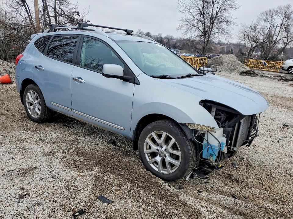 2013 Nissan Rogue sport VIN JN8AS5MV7DW116076 COPART salvage auction — FRONT END, Id - Salvage Certificate Of Title, sold $425 on 2026-07-07 (photo 4)