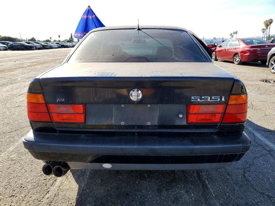 1991 BMW 5er VIN WBAHD2314MBF72092 COPART salvage auction — MINOR DENT/SCRATCHES, Ca - Salvage Acquisition Billofsale, sold $650 on 2026-07-10 (photo 6)