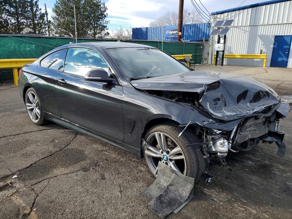 2015 BMW 4er VIN WBA3R1C50FK195754 COPART salvage auction — FRONT END, Co - Public - Salvage Title, sold $300 on 2026-07-02 (photo 4)