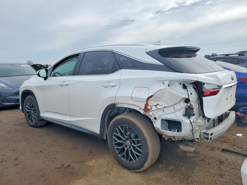 2016 Lexus Rx VIN 2T2BZMCAXGC023873 COPART salvage auction — REAR END, Il - Salvage Certificate, sold $7,500 on 2026-07-09 (photo 2)
