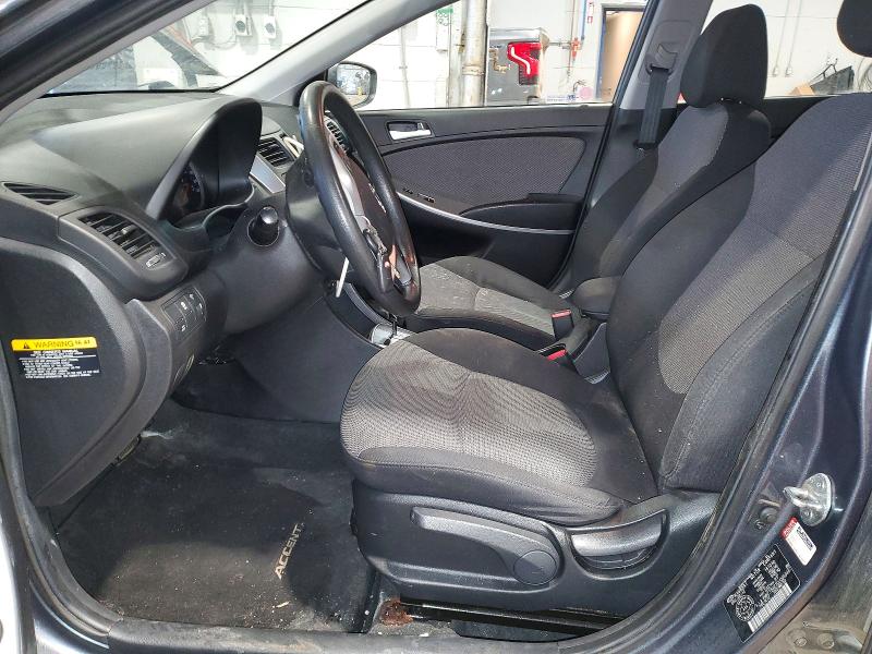2013 Hyundai Accent VIN KMHCT5AE7DU096943 COPART salvage auction — FRONT END, Ns - Salvage Title, sold $900 on 2026-07-16 (photo 7)