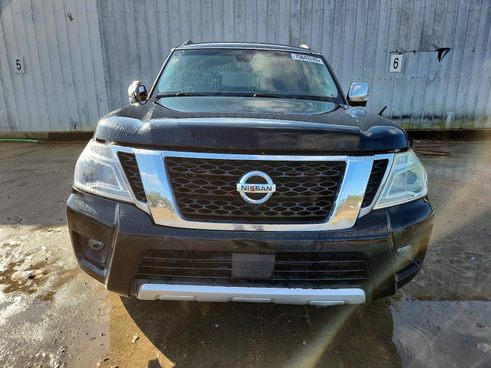 2017 Nissan Armada VIN JN8AY2NF9H9302470 COPART salvage auction — MINOR DENT/SCRATCHES, La - Certificate Of Title, sold $4,250 on 2026-07-20 (photo 5)