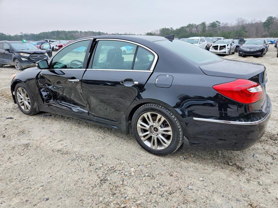 2013 Hyundai Genesis VIN KMHGC4DDXDU232321 COPART salvage auction — SIDE, Ga - Cert Of Title-Salvage, sold $725 on 2026-07-04 (photo 2)