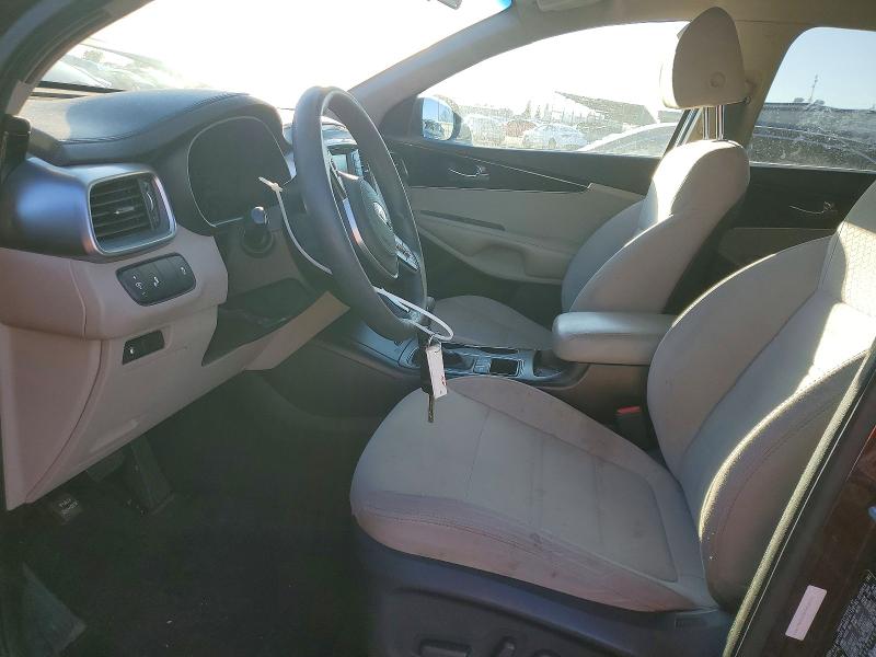 2019 Kia Sorento VIN 5XYPG4A52KG467459 COPART salvage auction — MINOR DENT/SCRATCHES, Ca - Dis/Dlr/Exp Only Clean Title, sold $1,200 on 2026-07-28 (photo 7)