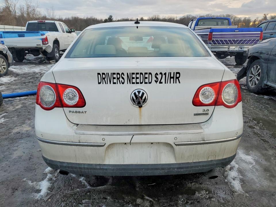 2008 Volkswagen Passat VIN WVWDU73CX8E165864 COPART salvage auction — FRONT END, Ma - Cert Of Title-Reconstrctd Coll, sold $450 on 2026-07-29 (photo 6)