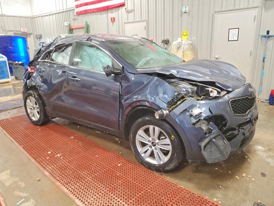 2019 Kia Sportage VIN KNDPM3AC0K7569325 COPART salvage auction — ROLLOVER, Wy - Cert Of Title-Salvage, sold $70 on 2026-07-22 (photo 4)