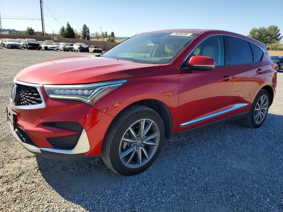 2020 Acura Rdx VIN 5J8TC2H5XLL017845 COPART salvage auction — REAR END, Ca - Salvage Certificate, sold $7,300 on 2026-07-22 (photo 1)