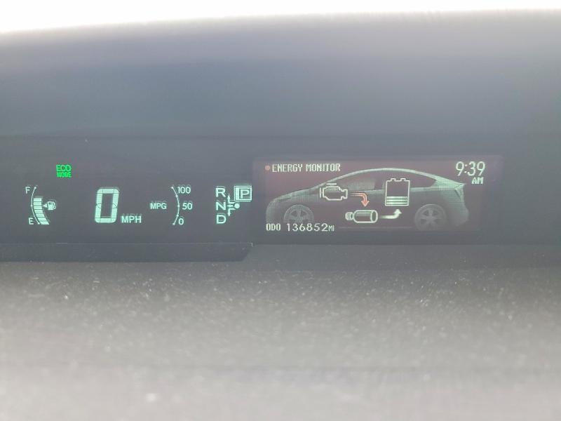 2014 Toyota Prius VIN JTDKN3DP0E3062152 COPART salvage auction — FRONT END, Ca - Salvage Certificate, sold $4,600 on 2026-07-07 (photo 9)