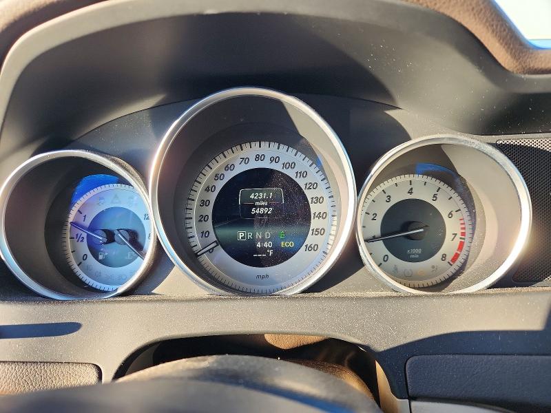 2014 Mercedes-benz C-klasse VIN WDDGF8AB2EA913135 COPART salvage auction — FRONT END, Il - Salvage Certificate, sold $600 on 2026-08-03 (photo 9)