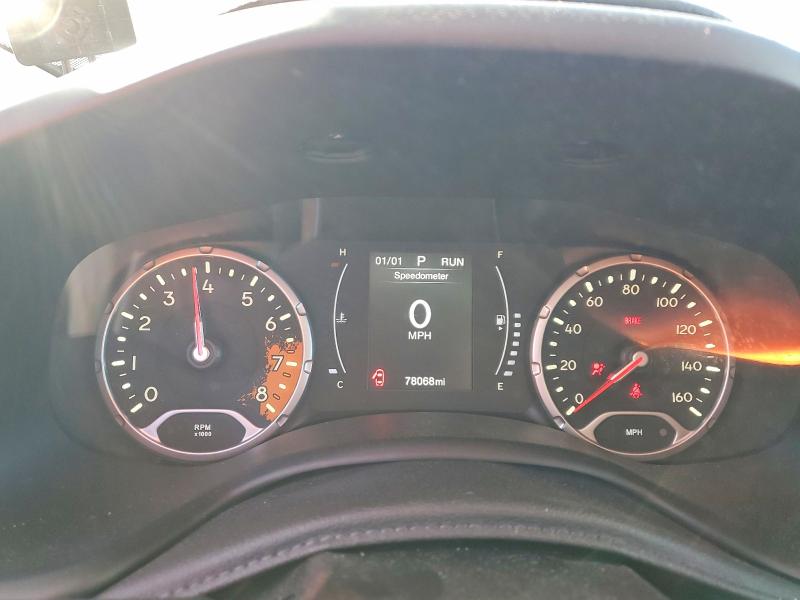 2017 Jeep Renegade VIN ZACCJAAB1HPG19888 COPART salvage auction — SIDE, FL - CERT OF TITLE SLVG REBUILDABLE, sold $2,050 on 2026-07-14 (photo 9)