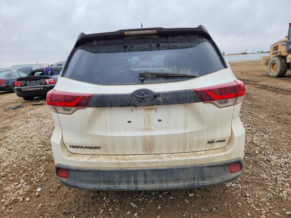 2019 Toyota Highlander VIN 5TDJZRFH4KS970185 COPART salvage auction — FRONT END, Mn - Cert Of Title-Salvage, sold $4,850 on 2026-07-20 (photo 6)