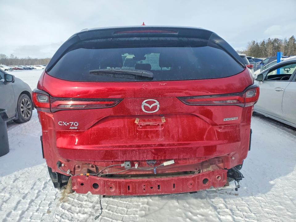 2025 Mazda Cx-70 VIN JM3KJEHC9S1102628 COPART salvage auction — FRONT END, Salvage Title, sold $15,000 on 2026-07-14 (photo 6)