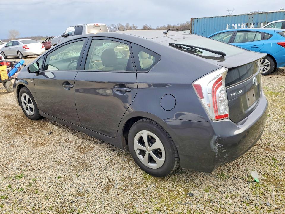 2014 Toyota Prius VIN JTDKN3DU9E1787041 COPART salvage auction — ROOF, Ca - Salvage Certificate, sold $1,900 on 2026-07-06 (photo 2)