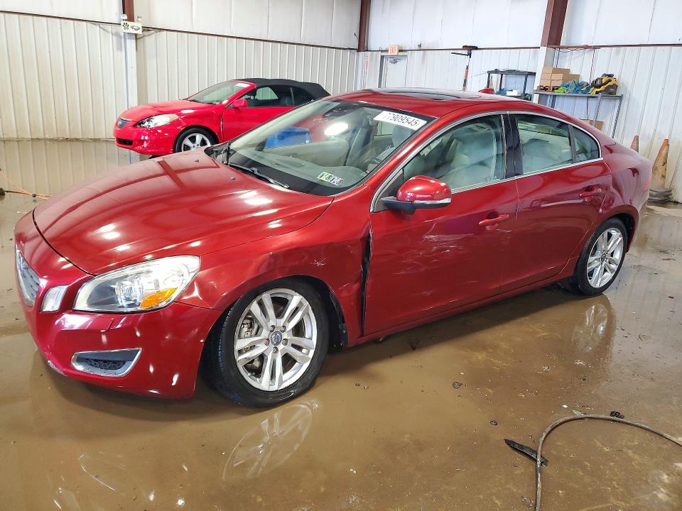 2012 Volvo S60 VIN YV1902FH5C2079913 COPART salvage auction — SIDE, Salvage Title, sold $1,250 on 2026-08-07 (photo 1)