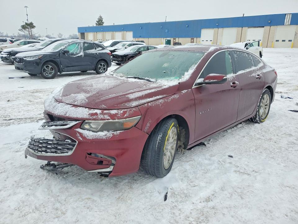 2016 Chevrolet Malibu VIN 1G1ZE5ST3GF294197 COPART salvage auction — FRONT END, MI - SCRAP-BILL OF SALE, sold $800 on 2026-07-02 (photo 1)