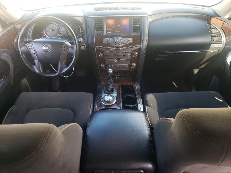 2017 Nissan Armada VIN JN8AY2NC3H9504629 COPART salvage auction — MINOR DENT/SCRATCHES, Ca - Dis/Dlr/Exp App For Dup Clean, sold $3,800 on 2026-07-28 (photo 8)