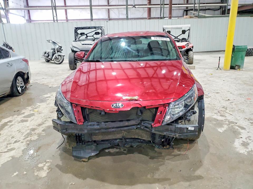 2015 Kia Optima VIN 5XXGR4A73FG410967 COPART salvage auction — FRONT END, Wv - Salvage Certificate, sold $600 on 2026-07-22 (photo 5)