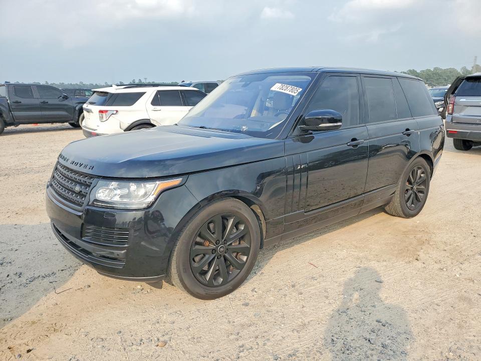 2016 Land rover RANGE ROVER VIN SALGS2PF3GA305634 COPART salvage auction — MECHANICAL, Tx - Certificate Of Title, sold $5,100 on 2026-07-28 (photo 1)