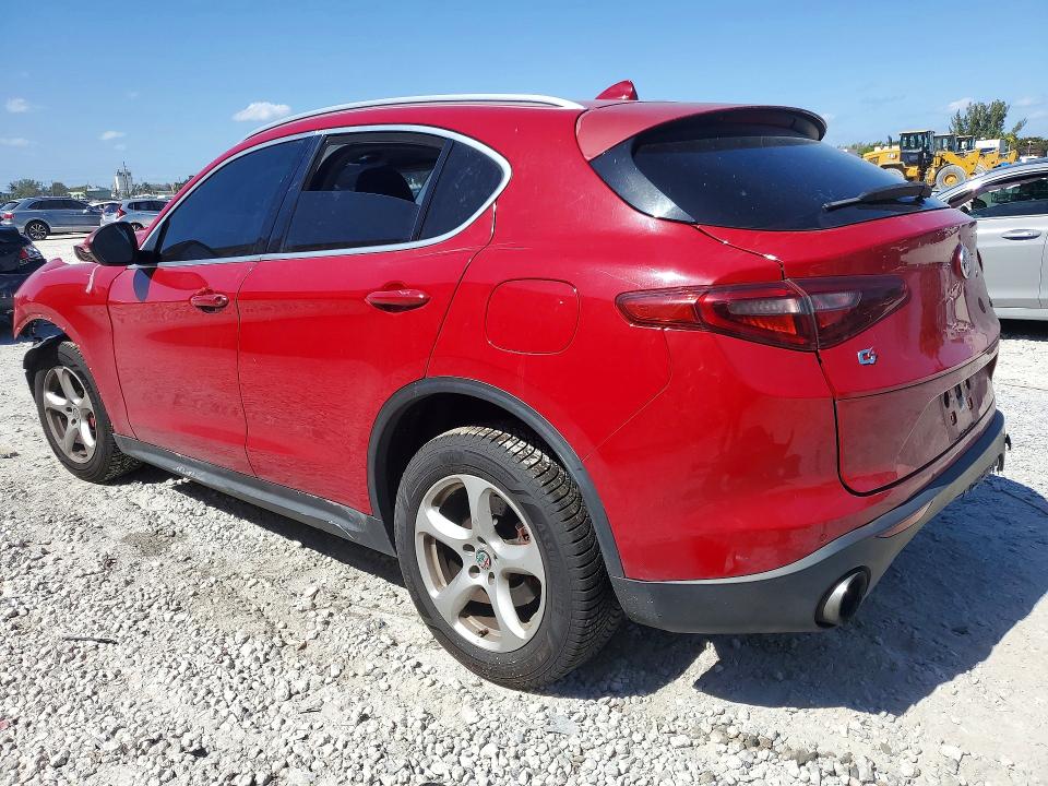 2018 Alfa romeo Stelvio VIN ZASFAKAN3J7B81138 COPART salvage auction — FRONT END, Fl - Cert Of Title Slvg Rebuildable, sold $2,650 on 2026-07-14 (photo 2)