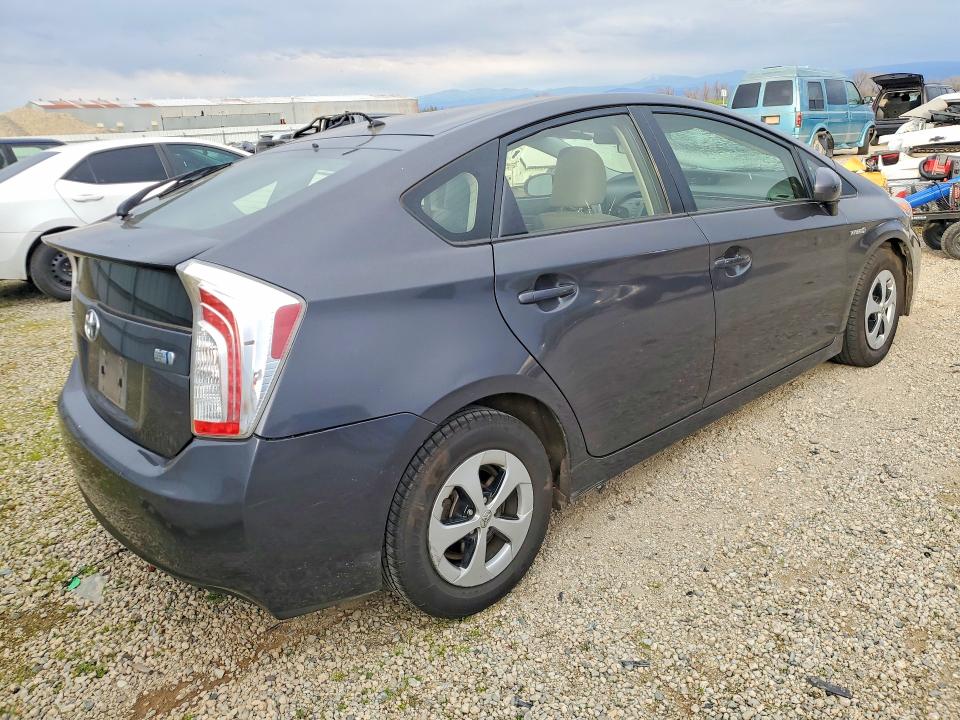 2014 Toyota Prius VIN JTDKN3DU9E1787041 COPART salvage auction — ROOF, Ca - Salvage Certificate, sold $1,900 on 2026-07-06 (photo 3)