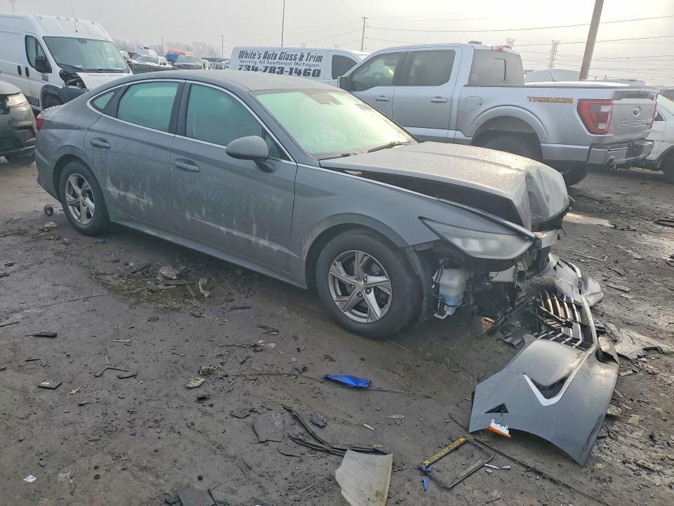 2021 Hyundai Sonata VIN 5NPEG4JAXMH081159 COPART salvage auction — FRONT END, Mi - Scrap Certificate Of Title, sold $1,750 on 2026-07-07 (photo 4)